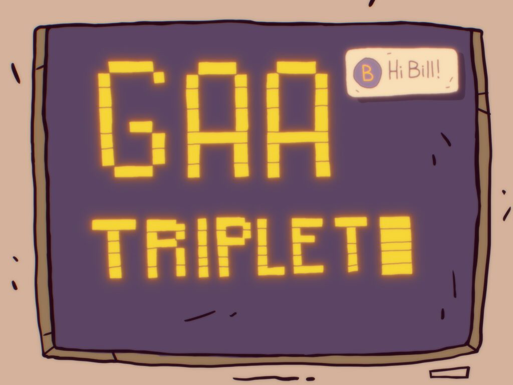 Gene triplet illustration